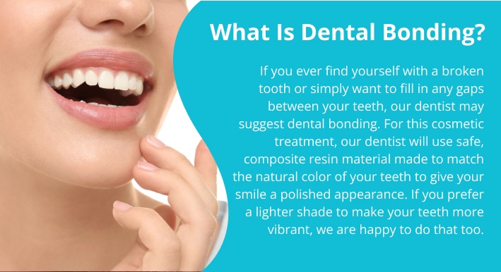 Benefits of dental bonding graphic